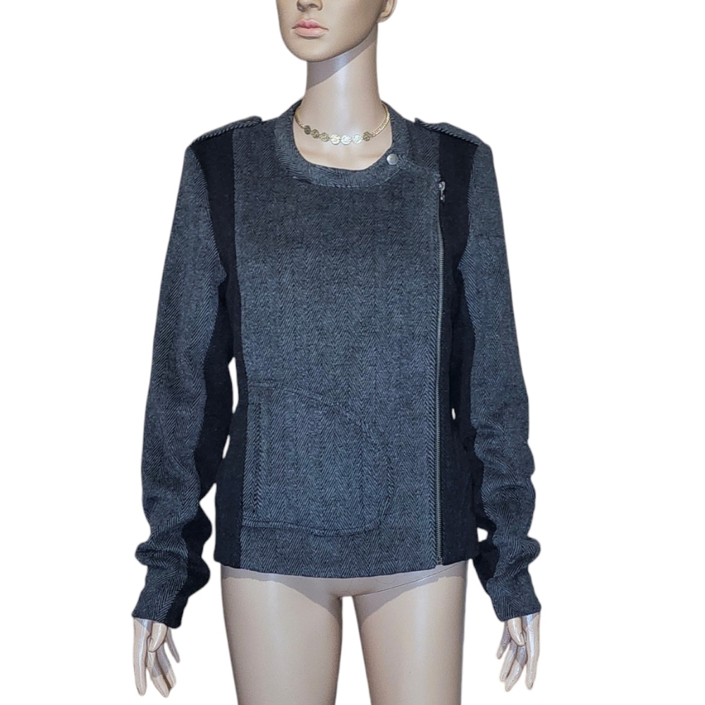 LAmade Wool Blend Moto Jacket